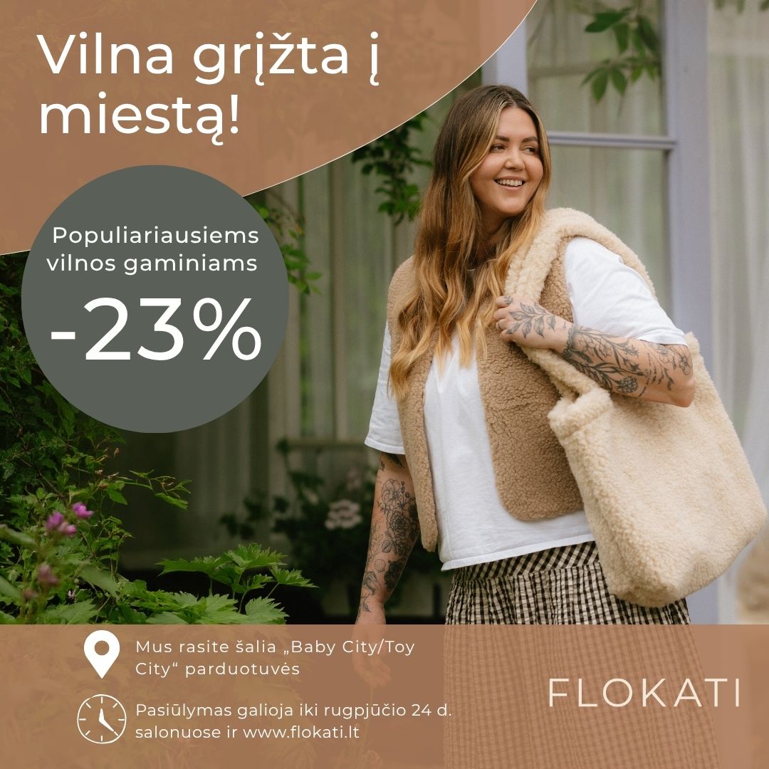 „FLOKATI” - Vilna grįžta į miestą!